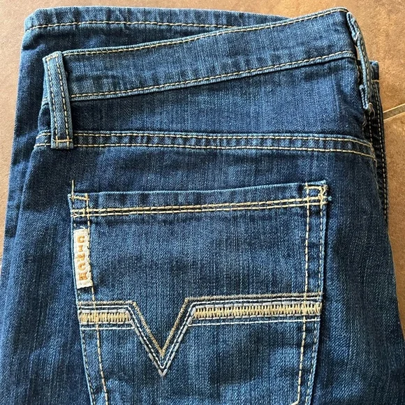 Cinch Men's Dark Blue Bootcut Jeans - Picture 3 of 6